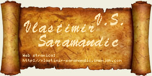 Vlastimir Saramandić vizit kartica